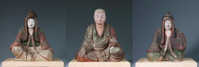 薬師寺・休ヶ岡八幡宮の八幡三神像