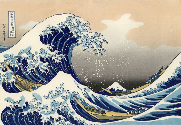 The Great Wave off Kanagawa by Katsushika Hokusai