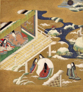 The Tale of Genji: Asagao by Tosa Mitsuoki