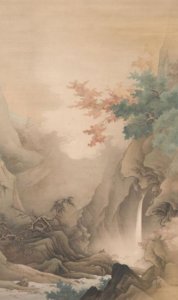 Hakuun Kōju-zu" (the painting of white clouds and autumn leaves) by Hashimoto Gahō
