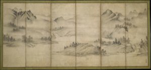 Landscape of the Four Seasons by Sōami
