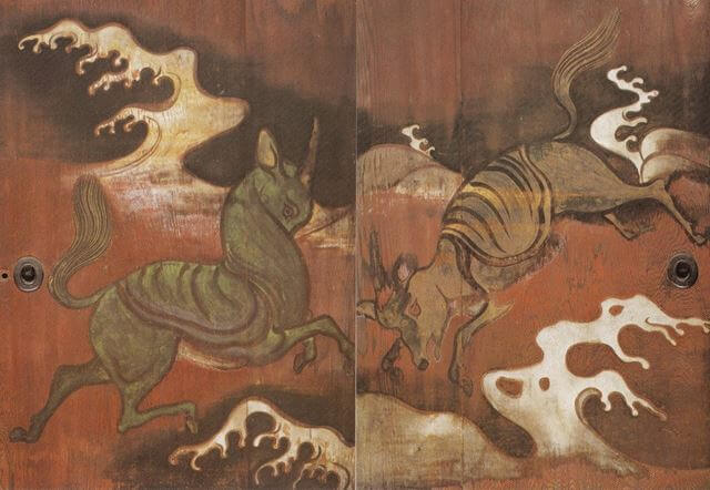 Nami ni Kirin-zu by Tawaraya Sōtatsu
