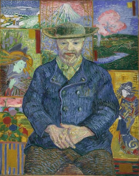 Portrait of Père Tanguy by Vincent van Gogh