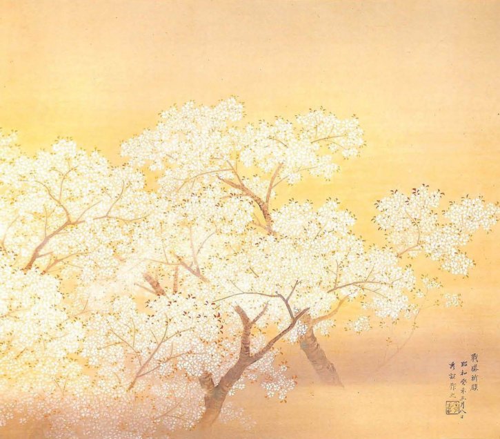 Mountain Cherry Blossom by Ikegami Shūho