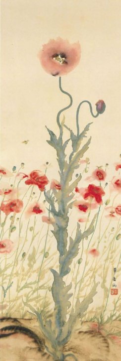 Gubijinsō (Field Poppies) by Murakami Kagaku