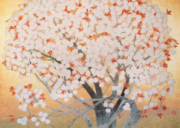 Lament over the Leaving Spring by Mochizuki Shunkō