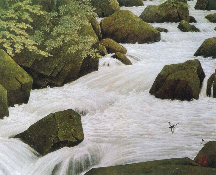Rusō (The Flow of the River) by Matsunaga Kōgyoku