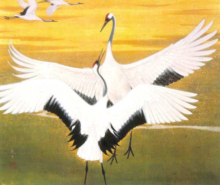 Tsuru no Mai (The Dance of Cranes) by Matsunaga Kōgyoku