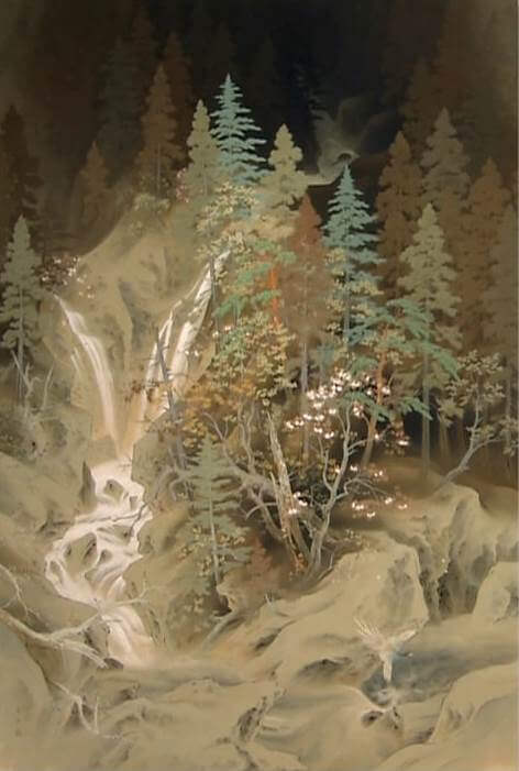 Yama Toyomu (Echoing Mountain) by Kodama Kibō