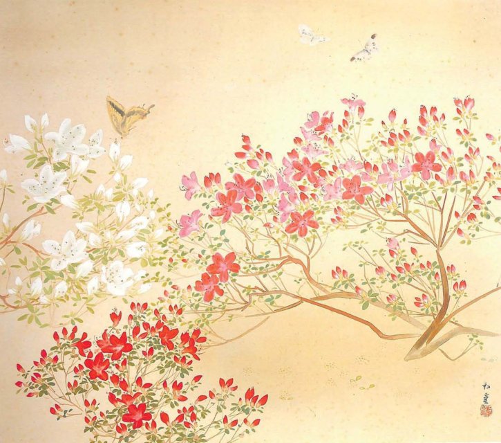 Shun-en (Spring Garden) by Yamamoto Kōun