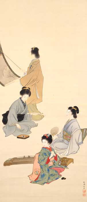 "Four Seasonal Beauties" by Uemura Shōen